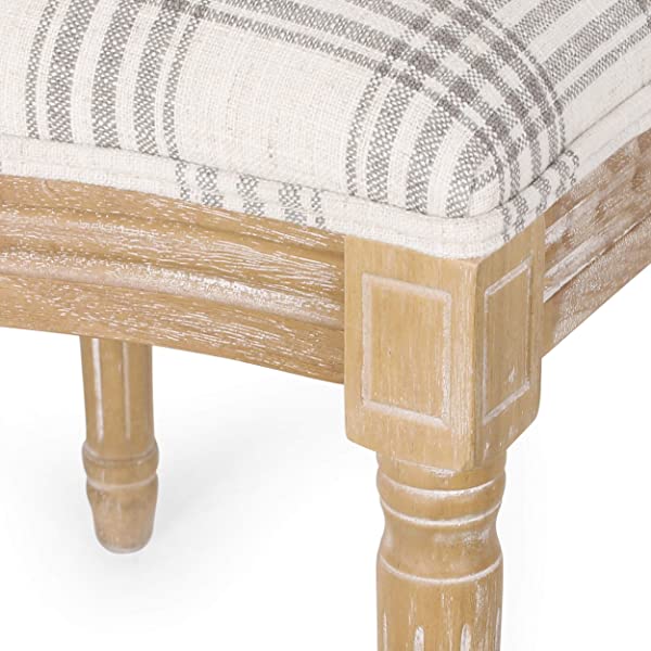 Christopher Knight Home Phinnaeus Beige Fabric Dining Chair (Set of 2), 2-Pcs Set Beige 2-Pcs Set