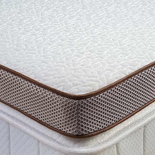 BedStory 3 Inch Memory Foam Mattress Topper, Cooling Gel Infused Toppers for Bed, Premium Mattress Pad with Removable Soft Cover, 2-Layer Ventilated Design & High-Density Memory Foam, Queen Size Queen 3Inch