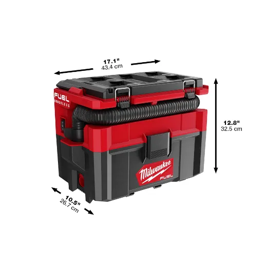 M18 FUEL™ PACKOUT™ 2.5 Gallon Wet/Dry Vacuum
