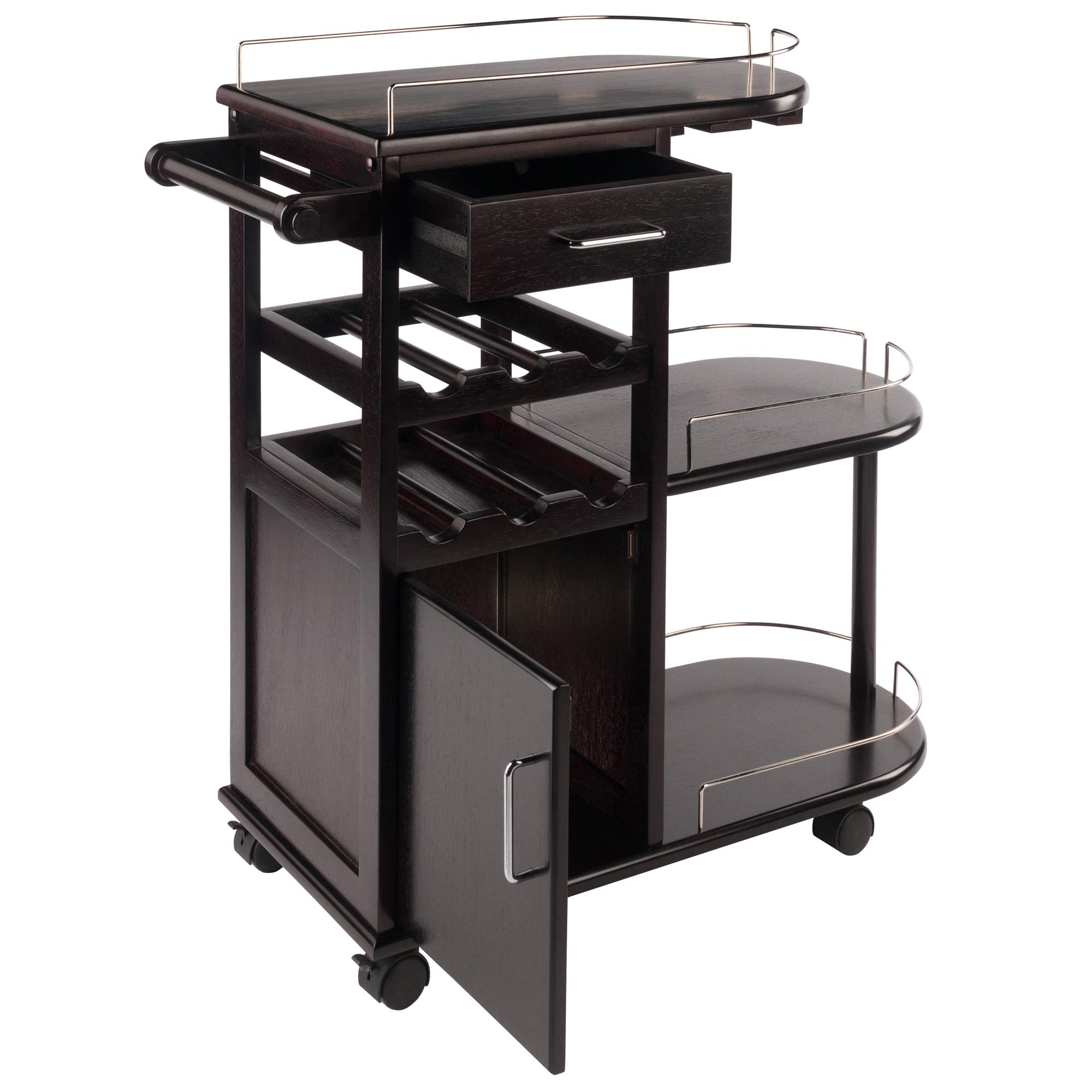 【Furniture】Winsome Trading, Inc. Jimmy Cart, Espreso