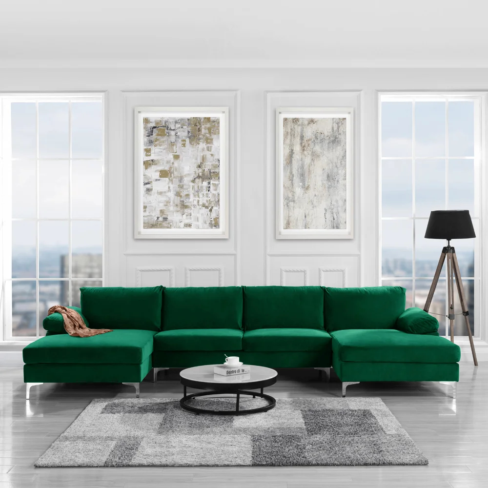 【Furniture】Makai 3 - Piece Upholstered Chaise Sectional