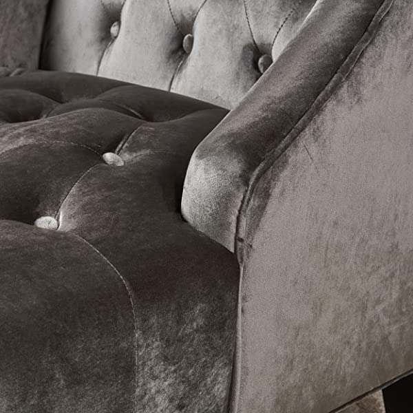 Christopher Knight Home Toddman High-Back Fabric Club Chair, Dark Charcoal