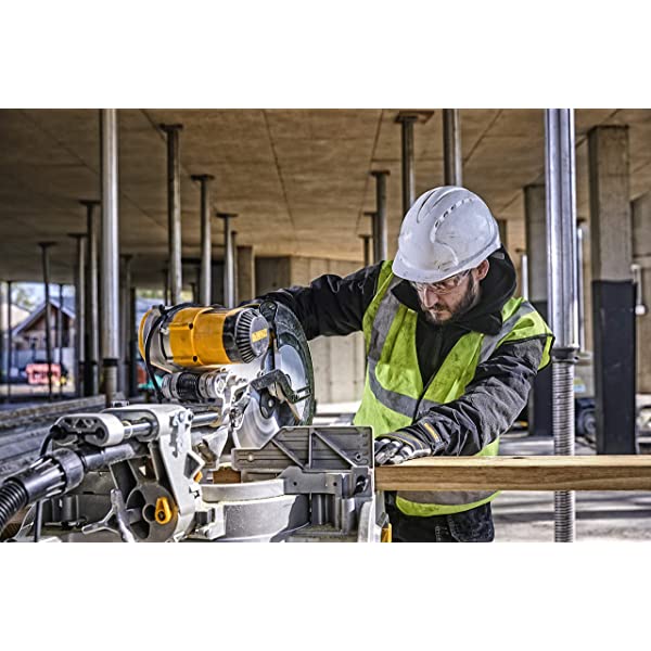 DEWALT 12-Inch Miter Saw, 15-Amp, Single Bevel, Compound (DWS715) 12