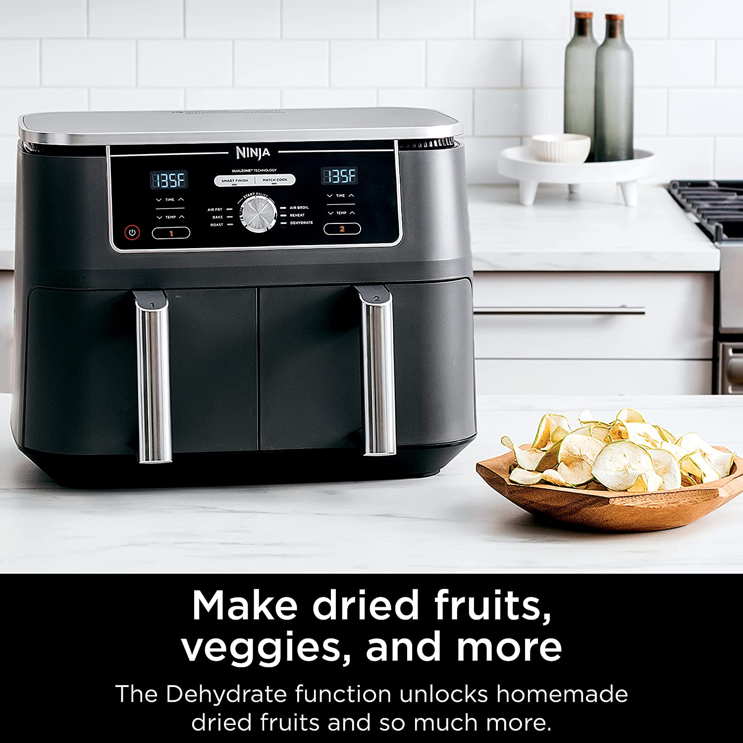 Ninja DZ401 Foodi 10 Quart 6-in-1 DualZone XL