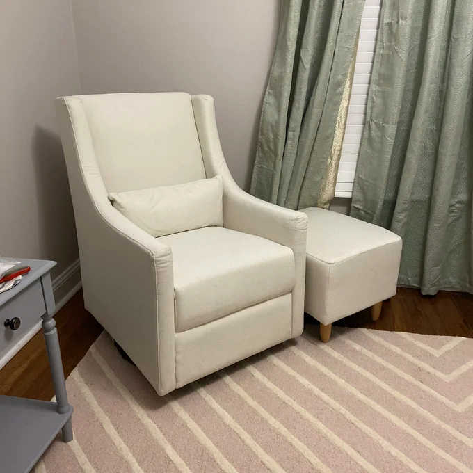 【Furniture】Toco Swivel Glider with Ottoman Set