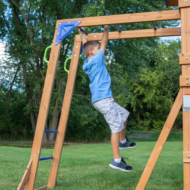 BEACH FRONT WOODEN SWING SET