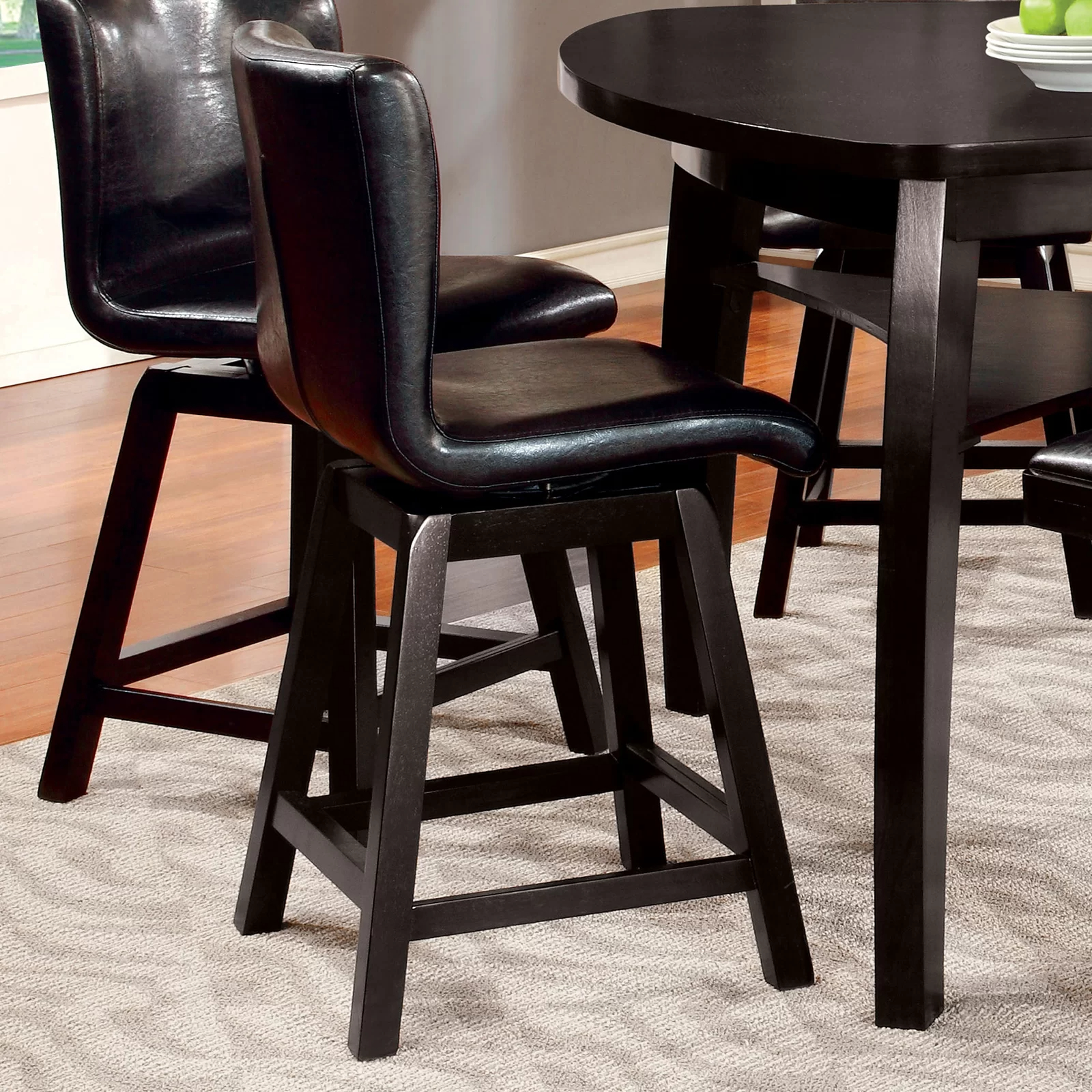 【Furniture】Lawrence 6 - Person Counter Height Dining Set