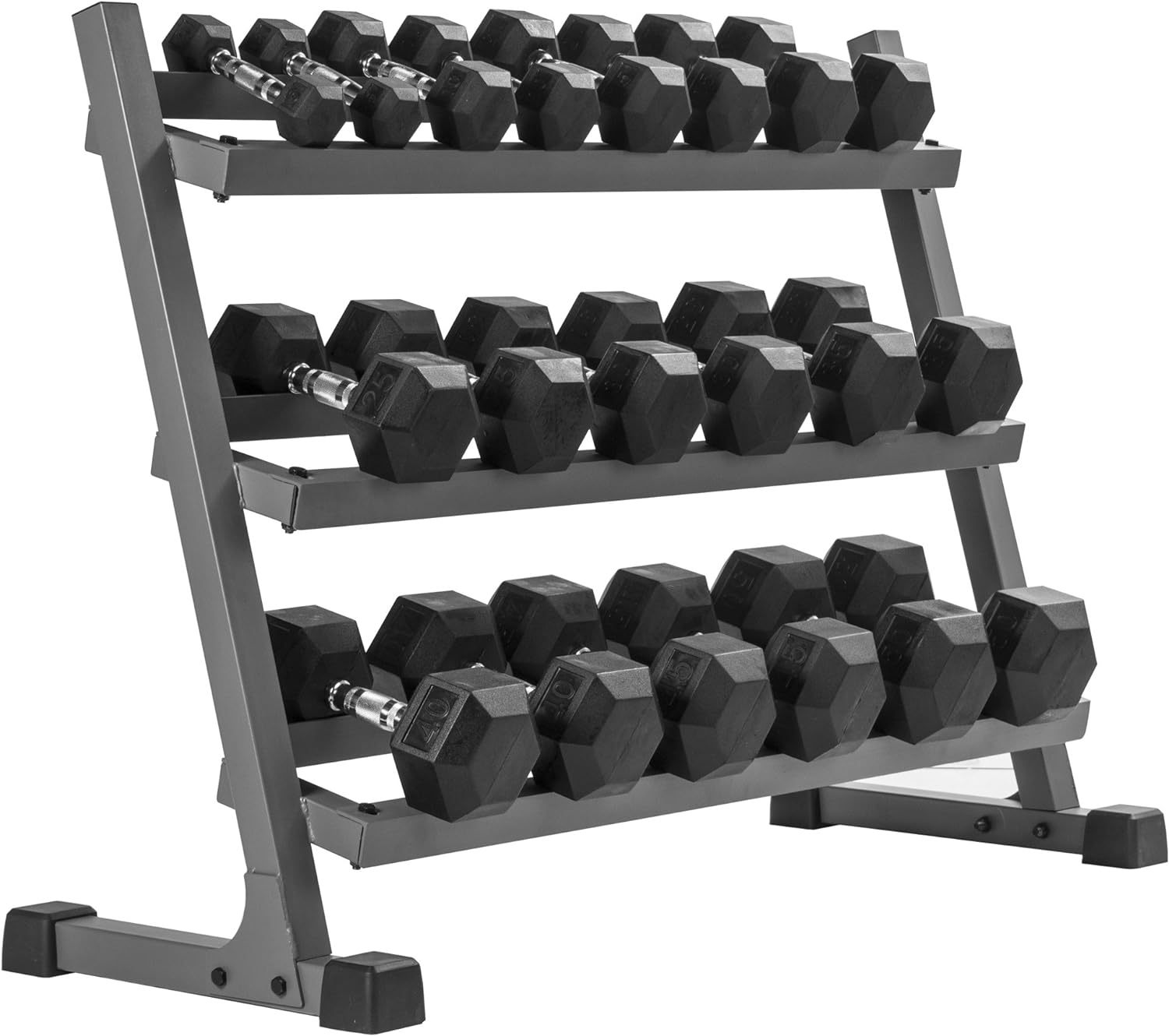 XMARK Dumbbell Pair Weight Sets, 380 lbs (7 Pair) to 550 lbs (10 Pair) Hand Weights, Dumbbell Sets with Weight Storage or Available Individually, Complete Your Home Gym with an Adjustable Weight Bench
