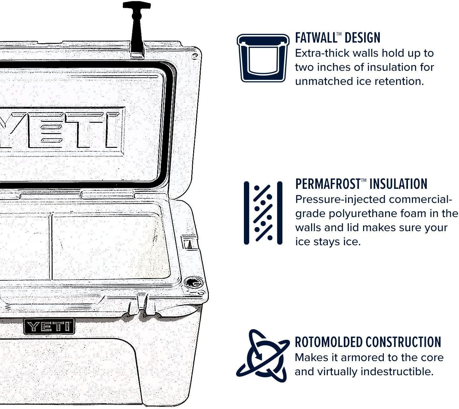 YT Tundra Haul Portable Wheeled 65 Cooler