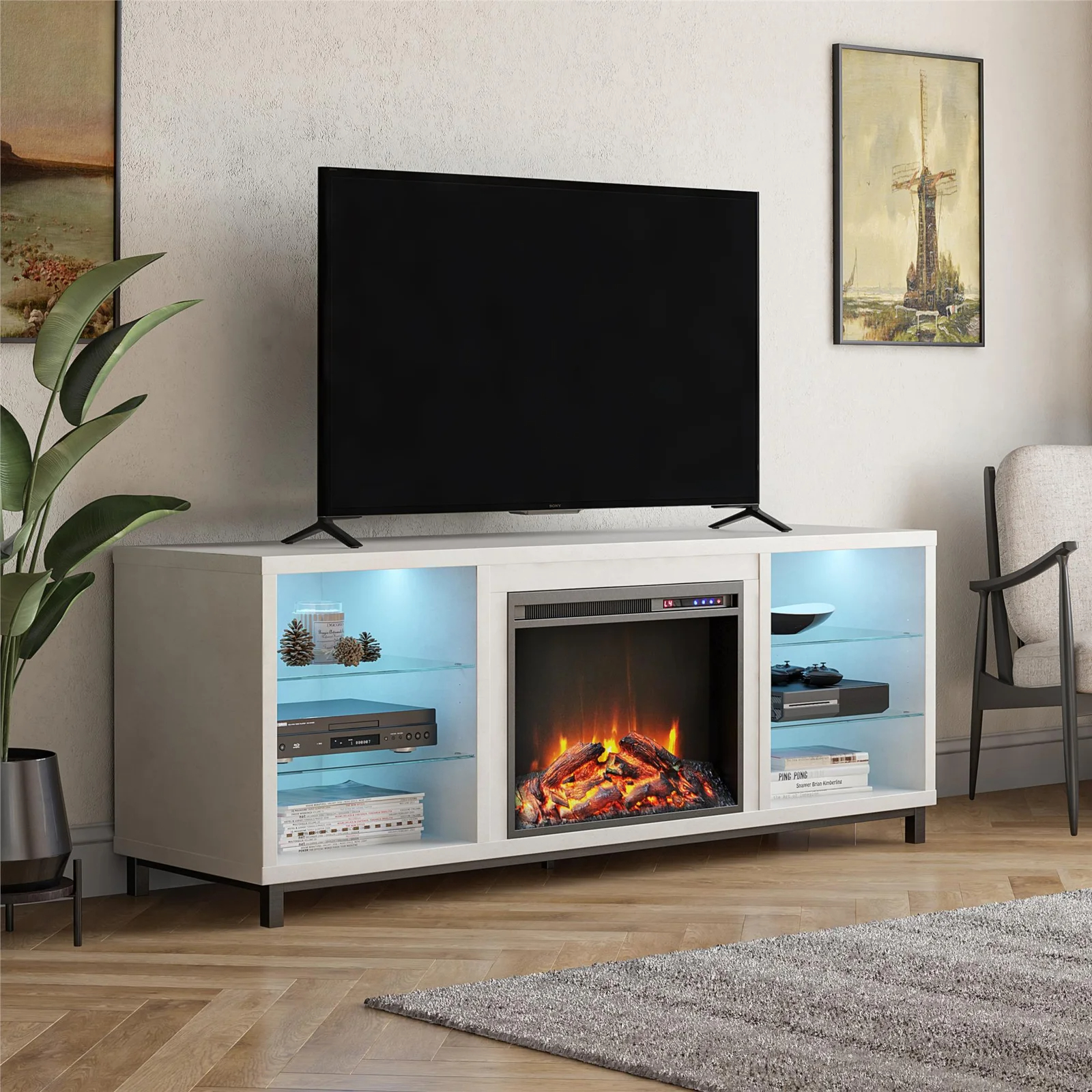 【Furniture】【BS】Vaske TV Stand for TVs up to 70