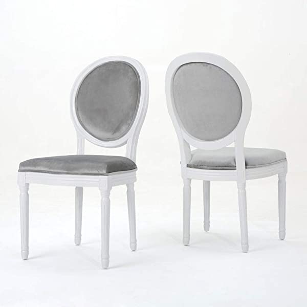 Christopher Knight Home Phinnaeus Beige Fabric Dining Chair (Set of 2), 2-Pcs Set Beige 2-Pcs Set