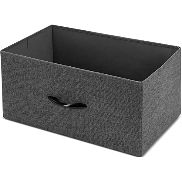 7 Drawer Dresser Organizer Fabric Storage Chest for Bedroom, Hallway, Entryway, Closets, Nurseries. Furniture Storage Tower Sturdy Steel Frame, Wood Top, Easy Pull Handle Textured Print Drawers