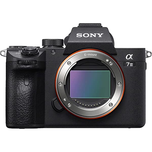 Sony a7 III ILCE7M3/B Full-Frame Mirrorless Interchangeable-Lens Camera with 3-Inch LCD, Body Only,Base Configuration,Black Body Only Base
