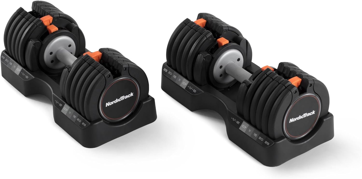NordicTrack 25 kg Select-a-weight Dumbbell Pair