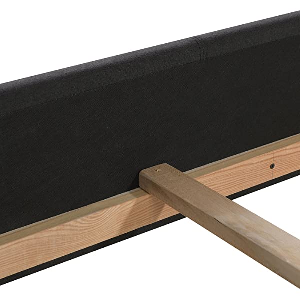 Jennifer Taylor Home Marcella Collection Queen Wingback Tufted Hand-Applied Nail Heads Upholstered Bed, Antique White Antique White Queen