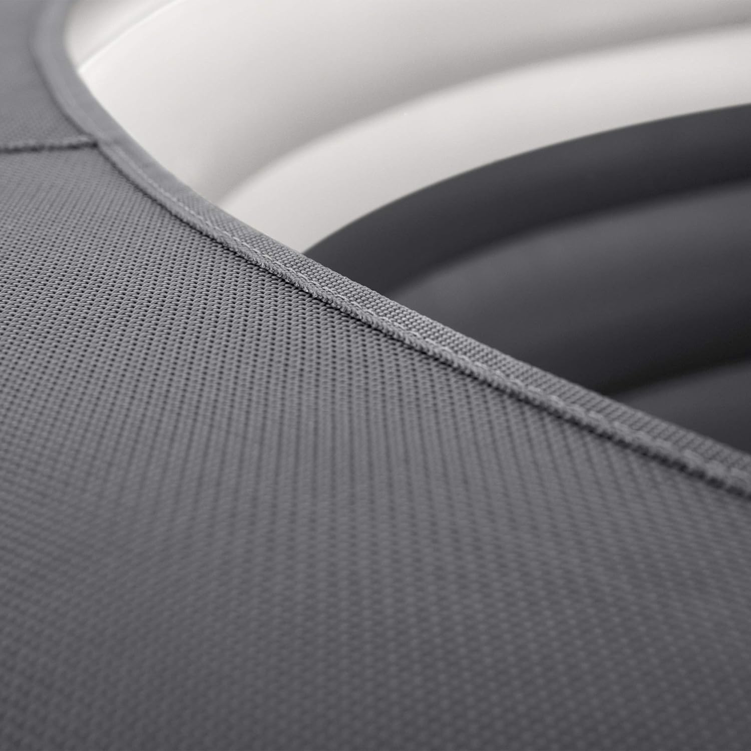 Simple Spa 77in x 26in 4-Person Outdoor Portable Inflatable Round Heated Hot Tub Spa