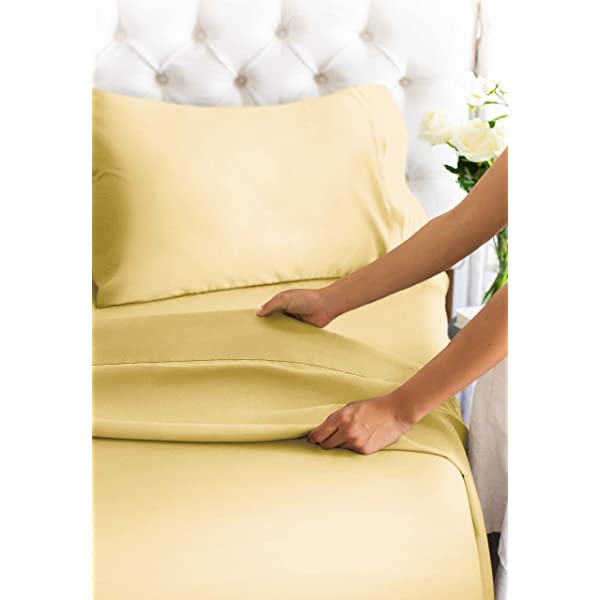 Queen Size Sheet Set - 4 Piece - Hotel Luxury Bed Sheets - Extra Soft - Deep Pockets - Easy Fit - Breathable & Cooling Sheets - Wrinkle Free - Comfy – Dark Grey Bed Sheets - Queens Sheets – 4 PC Queen Grey