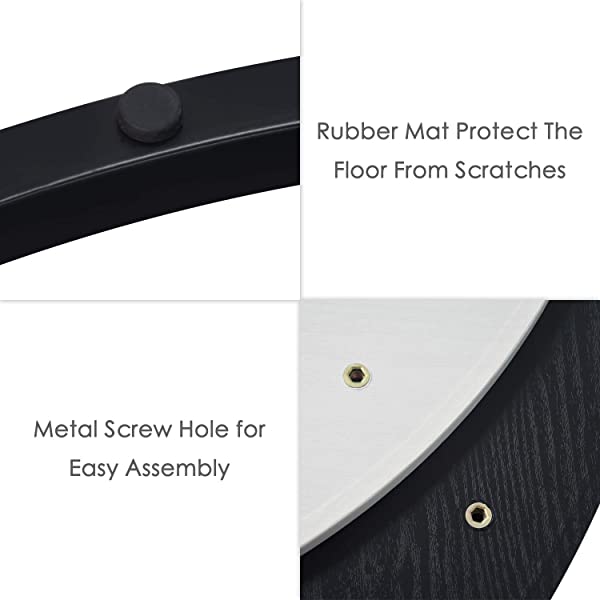 Round Coffee Table, Nesting Tables Set of 2, Large : Ø 34.0