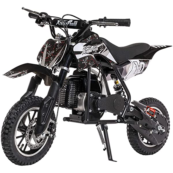 XtremepowerUS 49CC 2-Stroke Gas Power Mini Pocket Dirt Bike Dirt Off Road Motorcycle Ride-on (Blue)