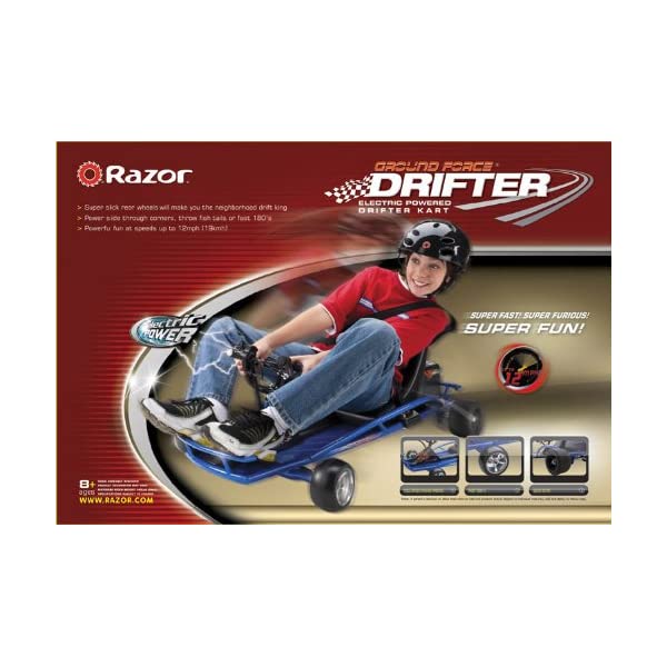Razor Ground Force Drifter Kart White Standard Packaging