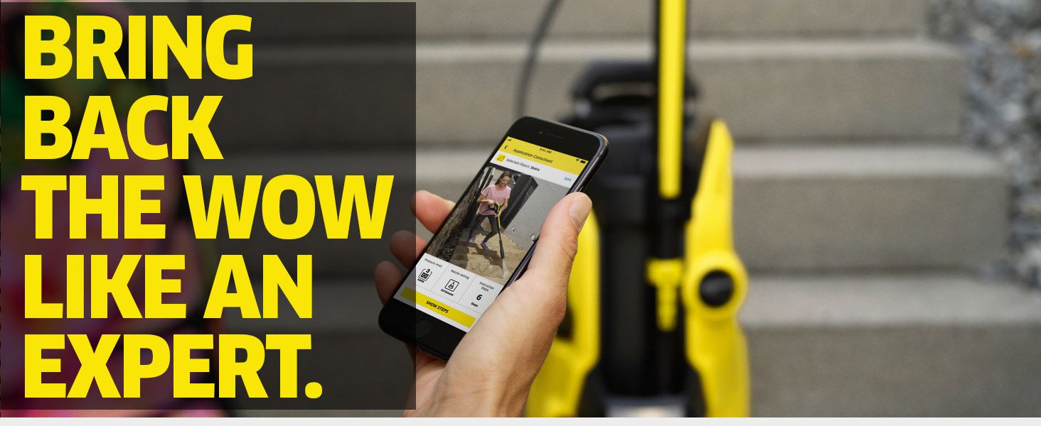 k&auml;rcher pressure washer smart home power control  jet wash hydroshot