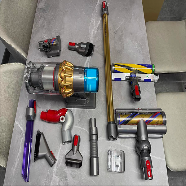 Detection Cordless Vacuum Cleaner-Yellow/Nickel