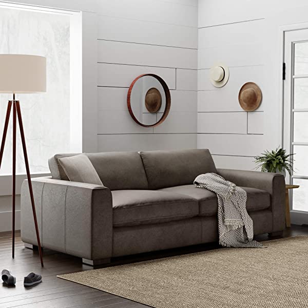 Amazon Brand - Stone & Beam Westview Extra-Deep Down-Filled Sofa Couch, 89