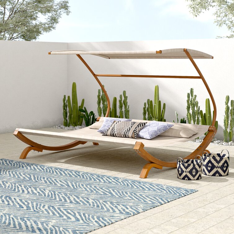 Decambra 81.5'' Sling Outdoor Patio Daybed