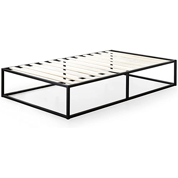 ZINUS Joseph Metal Platforma Bed Frame / Mattress Foundation / Wood Slat Support / No Box Spring Needed / Sturdy Steel Structure, Queen Queen 14 Inch