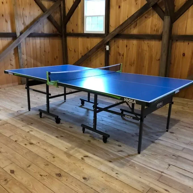 OUTDOOR TABLE TENNIS TABLE NOVA - FOLDABLE OUTDOOR TABLE TENNIS TABLE FOR OUTDOOR AND INDOOR USE - WATERPROOF ALUMINUM SURFACE WITH WEATHERPROOF TABLE TENNIS NET AND POSTS-S