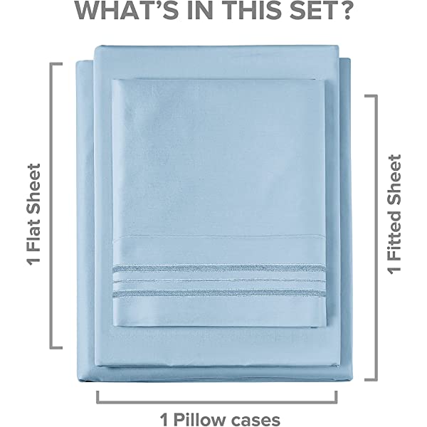 Queen Size Sheet Set - 4 Piece - Hotel Luxury Bed Sheets - Extra Soft - Deep Pockets - Easy Fit - Breathable & Cooling Sheets - Wrinkle Free - Comfy – Dark Grey Bed Sheets - Queens Sheets – 4 PC Queen Grey